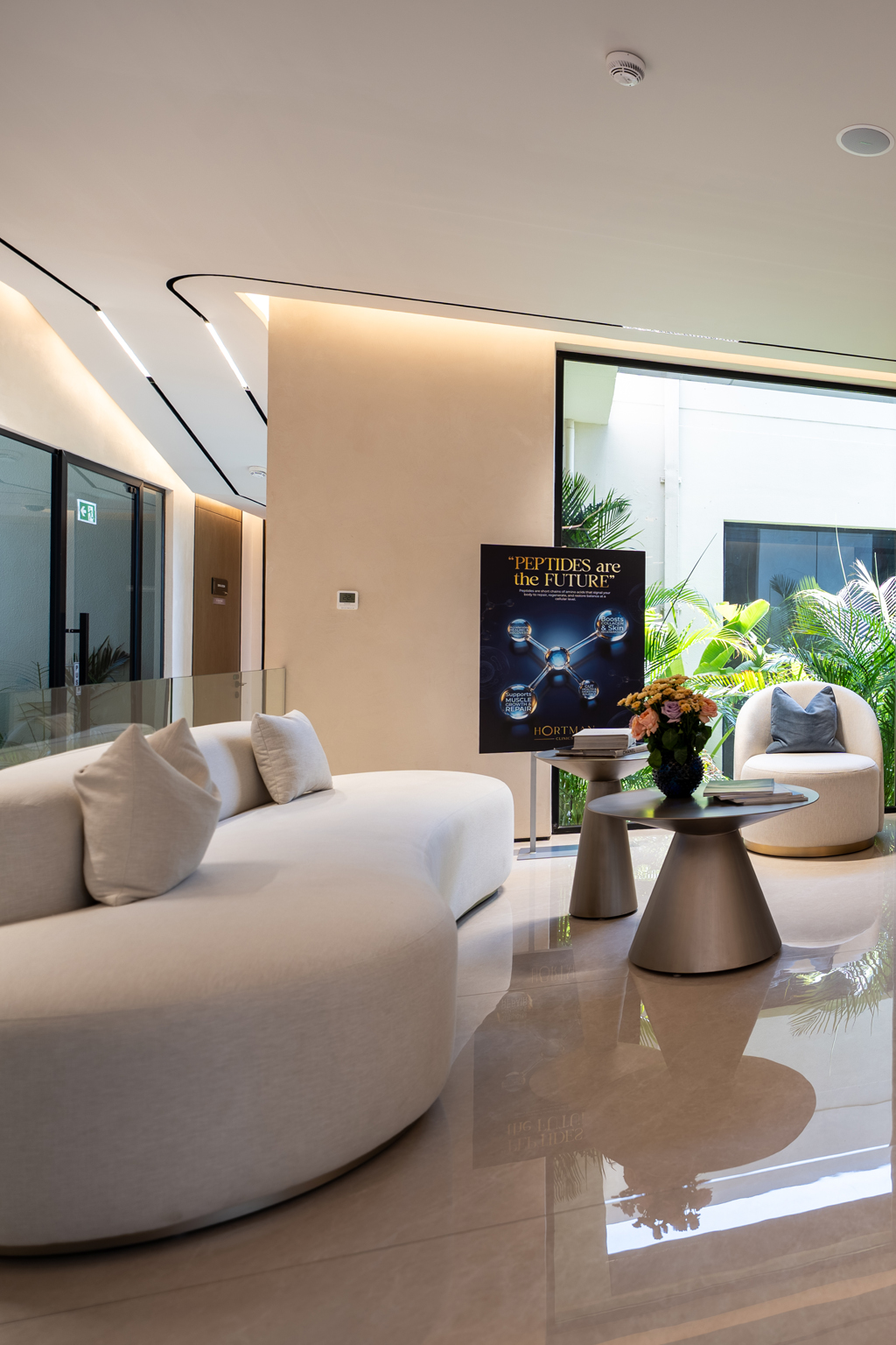 Modern laser treatment room